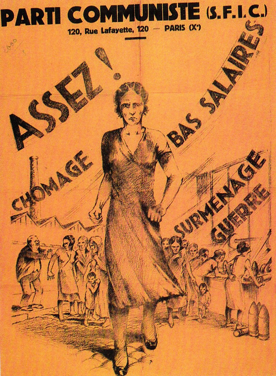 1929 — ملصق الحزب الشيوعي الفرنسي