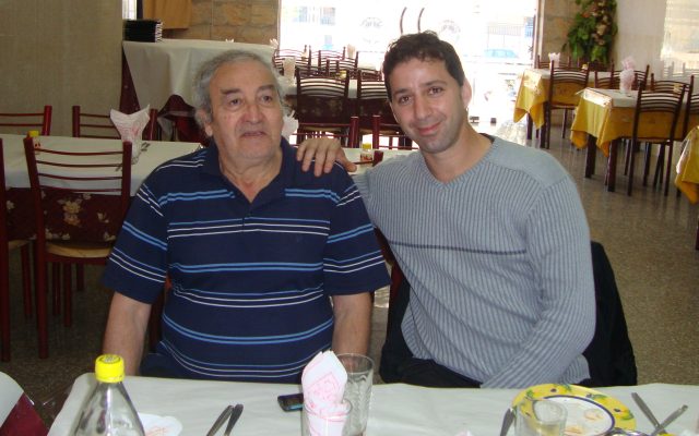 Avec Noureddine Abdelmoumen à Alger