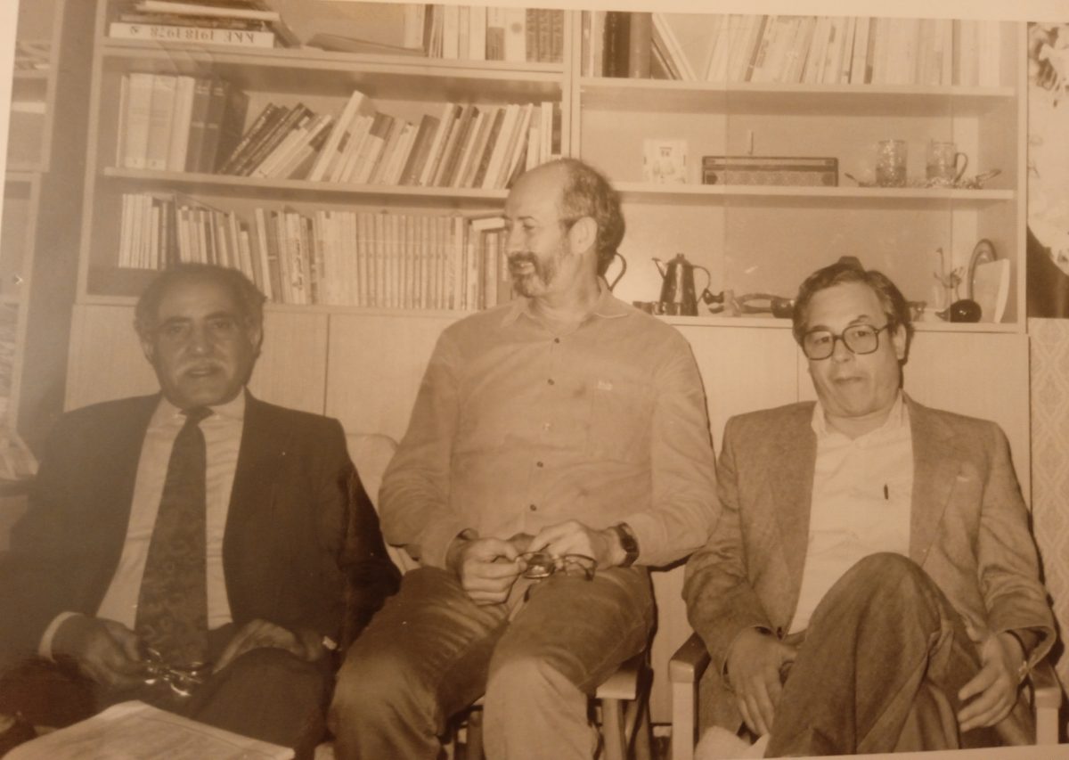 1980 — في السرية. من اليسار، بن زين، حجرس و خطيب.
