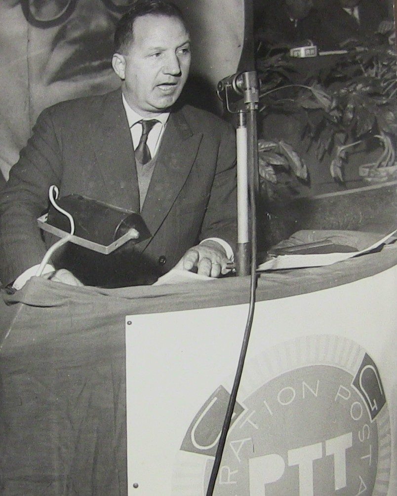 1957 — جورج غاليناري في مؤتمر الكنفدرالية العامة للعمل