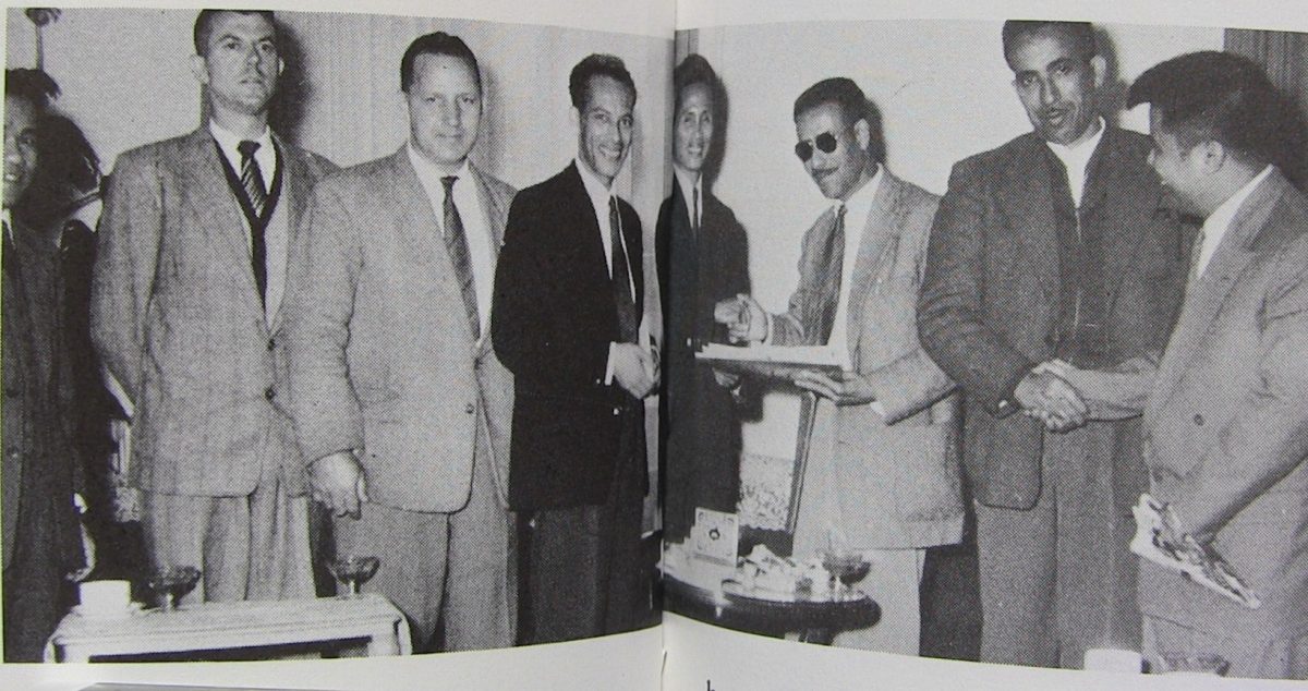 1954 — جورج غاليناري في الفييطنام (وفد نقابي)