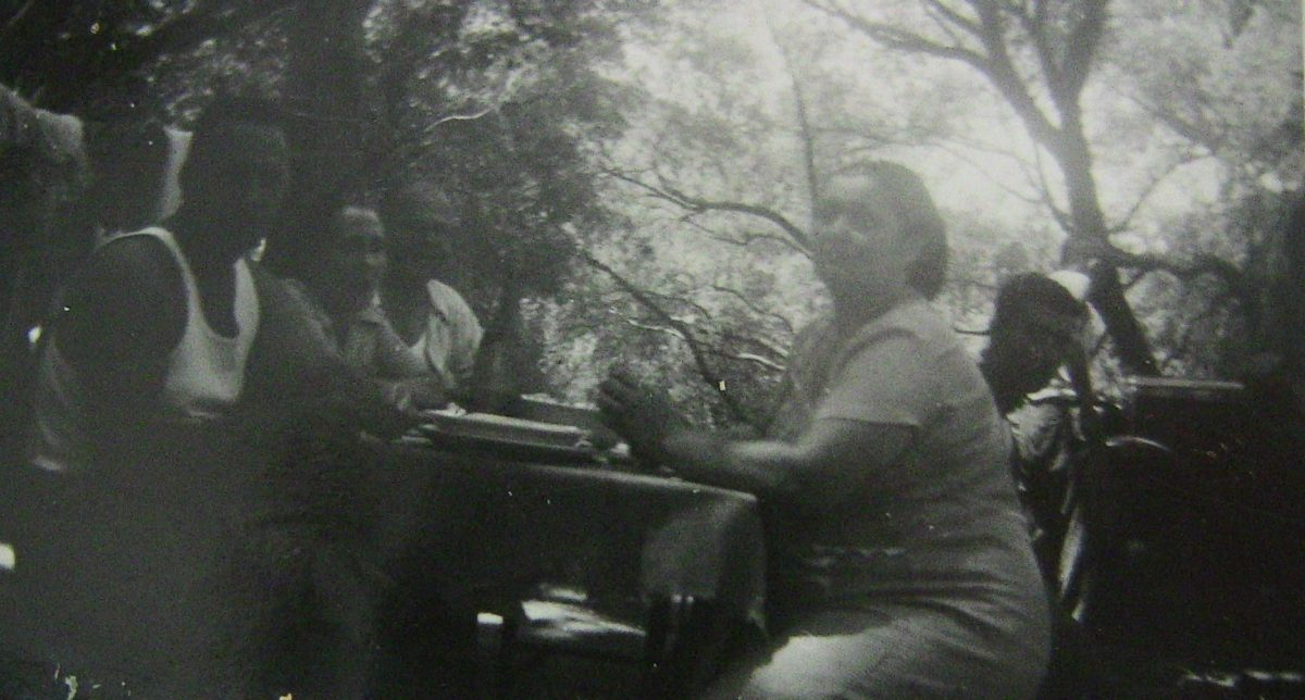 1950 — فرناند و جورج غاليناري في جولة الحزب غلى البحر (القورصو)