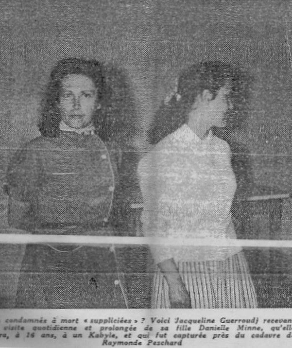 1957 — جاكلين قرّوج و بنتها دانيال مين معتقلتين.