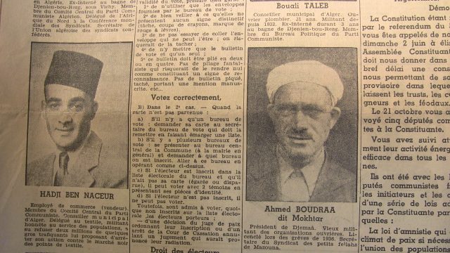 Hadji Bennaceur et Ahmed Boudraâ