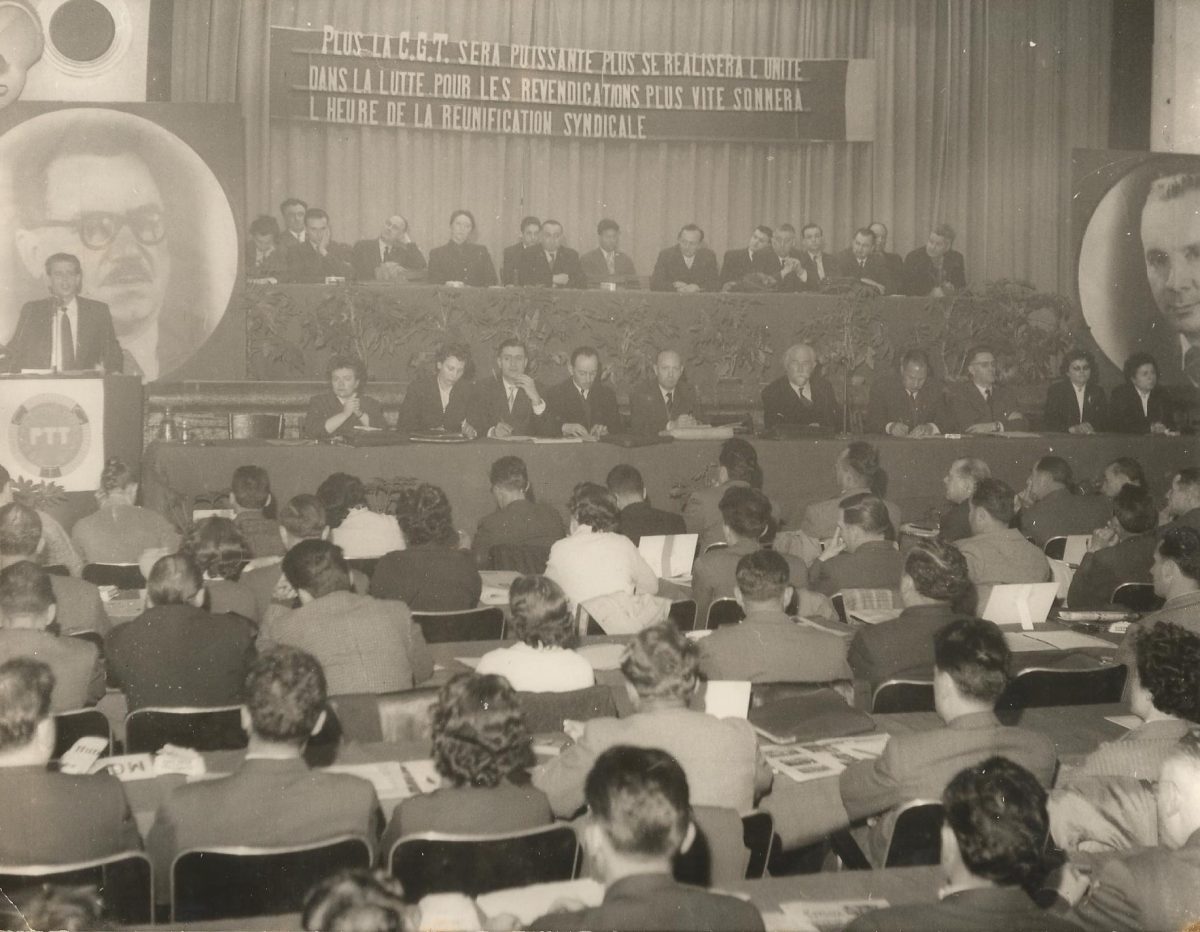 1957 — مؤتمر الكنفدرالية العامة للعمل في باريز