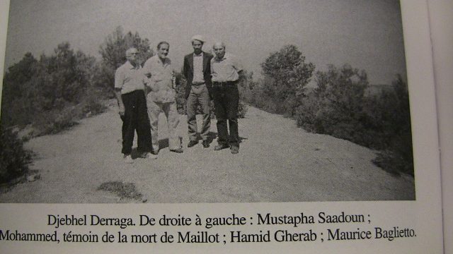 A gauche, Baglietto, Gherrab, Mohamed et Saâdoun